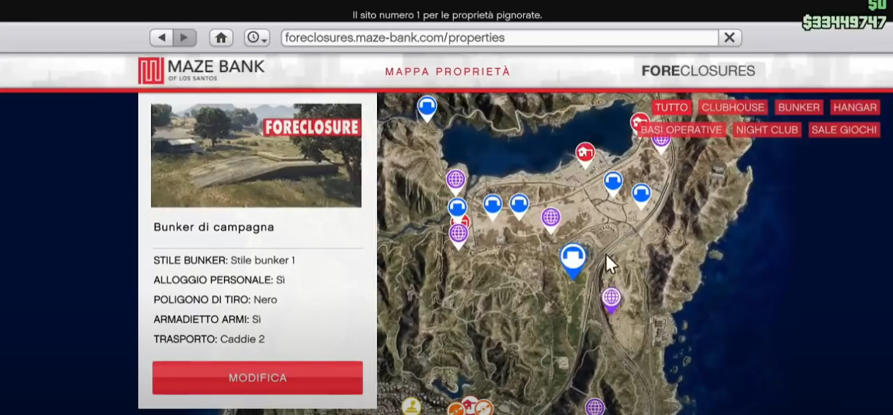 Quanto si guadagna con il bunker in GTA 5?