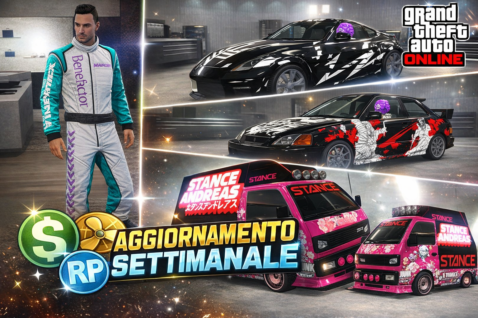 GTA Online: Aggiornamento Settimanale dal 26 febbraio al 4 marzo con Nuovo evento Drift